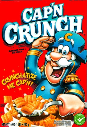 Capn Crunch Scan Printed